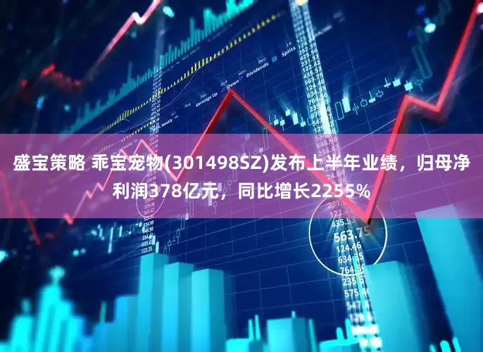 盛宝策略 乖宝宠物(301498SZ)发布上半年业绩，归母净利润378亿元，同比增长2255%